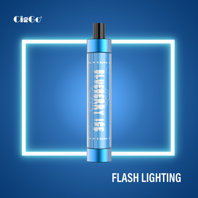 LED Lighting 800 Puffs Plastic Portable Pod System Ciggo Flash 550 Mah