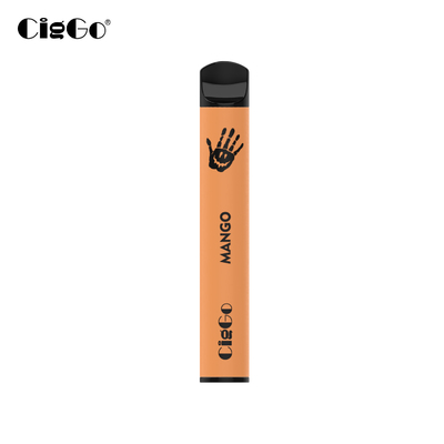 Zero Nicotine 2ml E Cigarette Vaper 600 Puff Pod Disposable Vaporizer